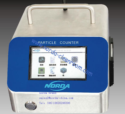 Touch screen Particle Counter model: ND-E3012/E3013/E3016s--2.83L/min, 0.1cfm