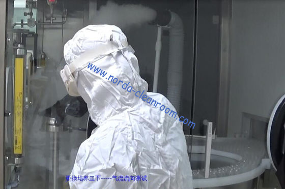 DI Water Fogger as Airflow Test Fogger and Smoke Machine with Flow viewer testing in Cleanroom QLC Series