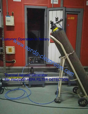Aerosol Generator  AG-60 testing HEPA Leak Detection and HEPA Filters with DOP/PAO in Cleanroom,5C