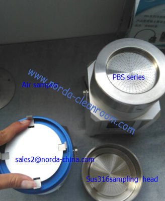 portable Microbial air sampler for clean room environment   MODEL PBS  stainless steel sampling head