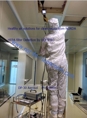 Aerosol Photometer as HEPA Filters and PAO/DOP used for HEPA Leak Detection and spectrometer
