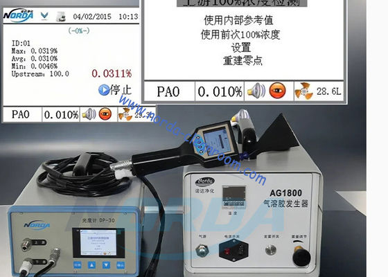 Aerosol photometer PAO LCD Display Data Storage Internal Memory Or External Device -20-60°C Temperature Range
