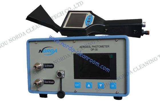 Portable and easy-to-use aerosol photometer DP-30 for HEPA leak detection!